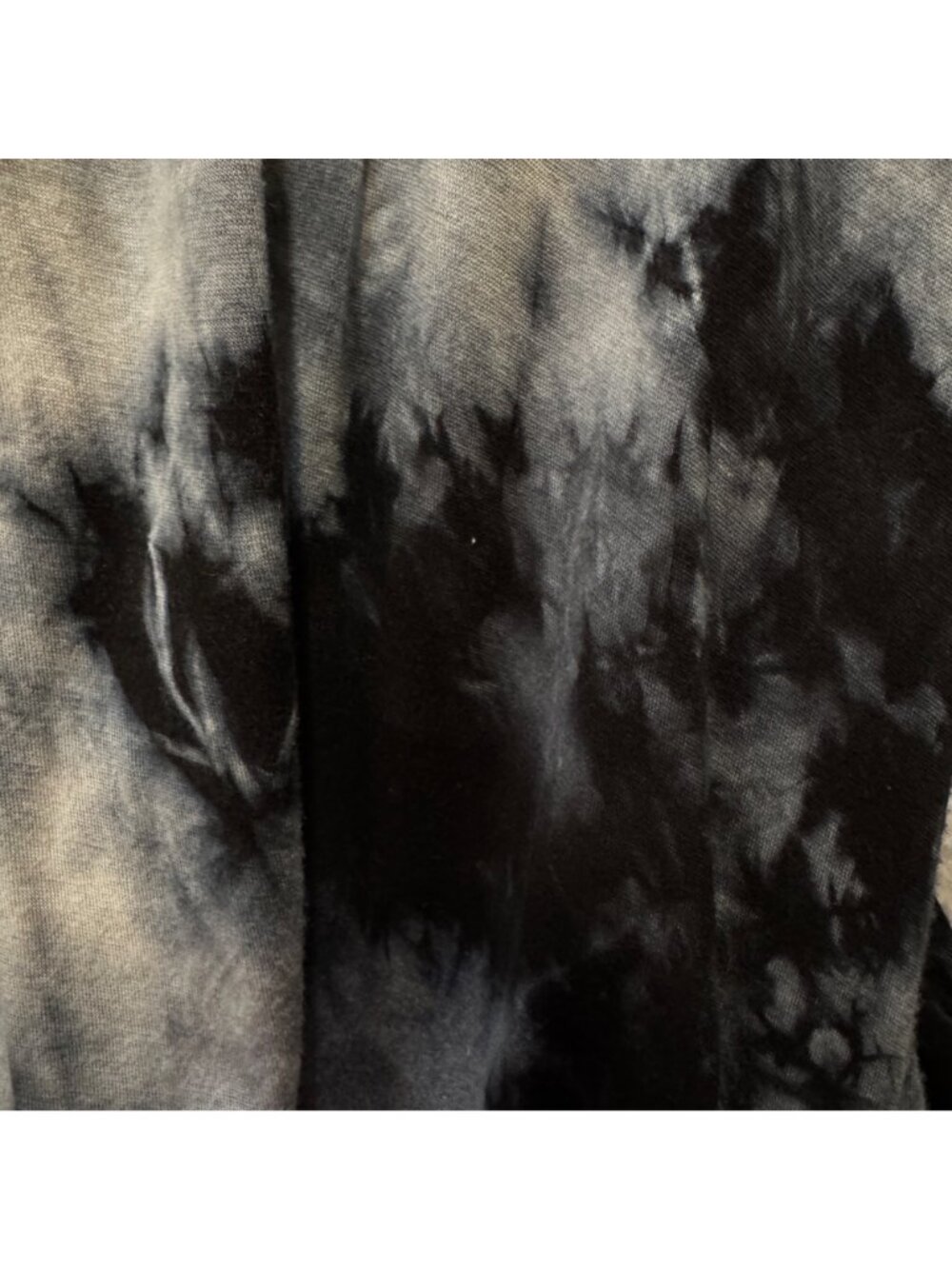 Nature Art Lynn Yang Tie Die Top Open Front Size M Whimsygoth Scarf Hem Lace - Picture 9 of 9